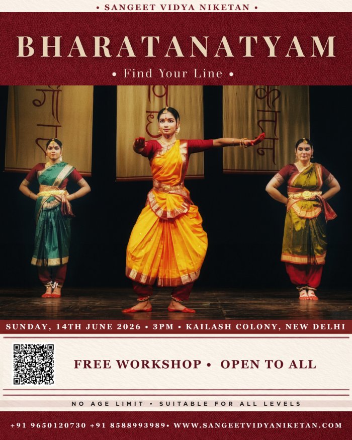 Sangeet Vidya Niketan presents Bharatanatyam workshop By Purvadhanashree