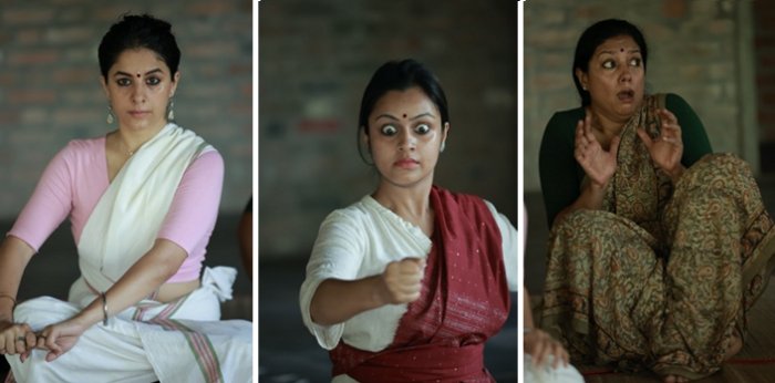 Isha Talwar, Chetna Dhyani and Shereen Saif