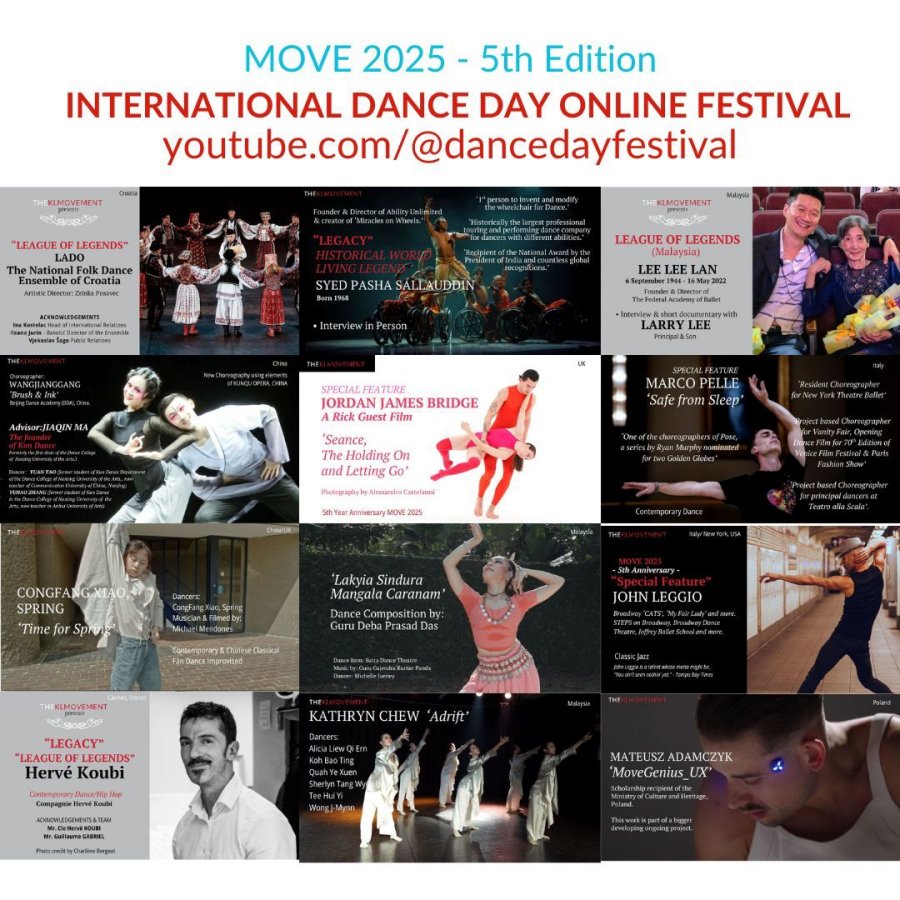 MOVE 2025 - World Dance Day Online Festival