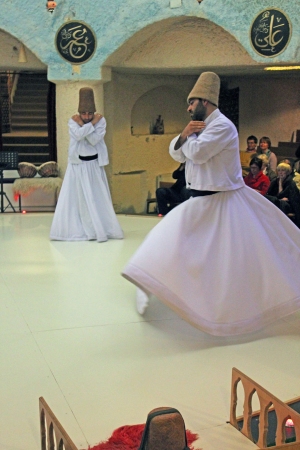 Whirling dervishes in Konya