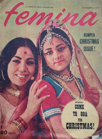 Femina cover of Sitara Devi and daughter Jayantimala