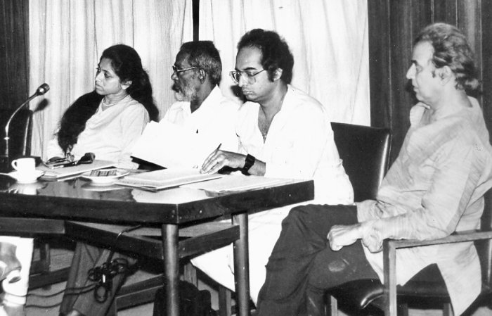 Creative team for Closing Ceremony, Festival of India, Moscow, 1988