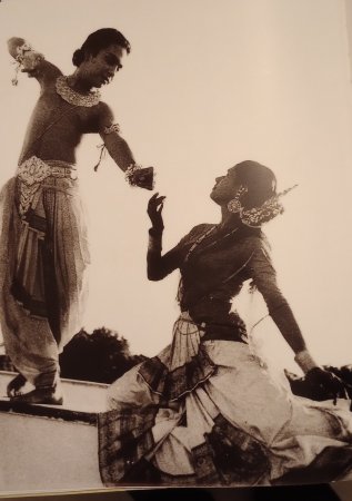 Young Kumudini with Birju Maharaj