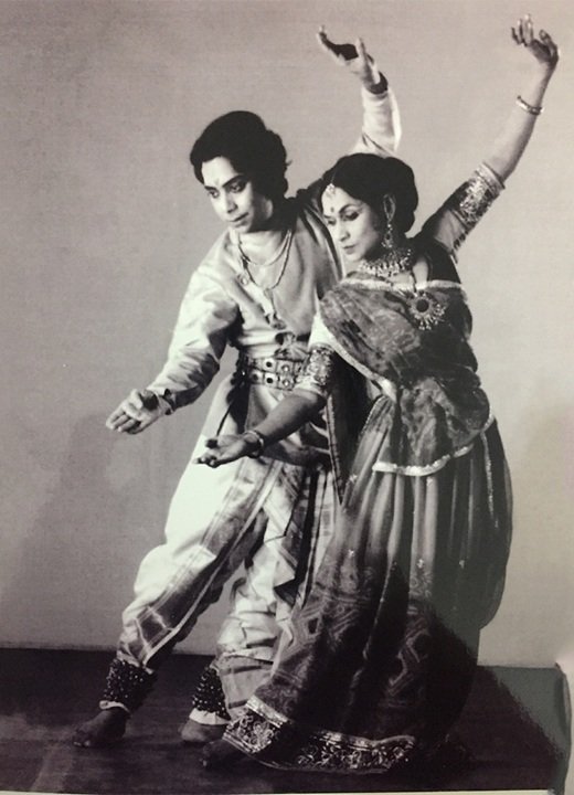 Kumiben with Birju Maharaj