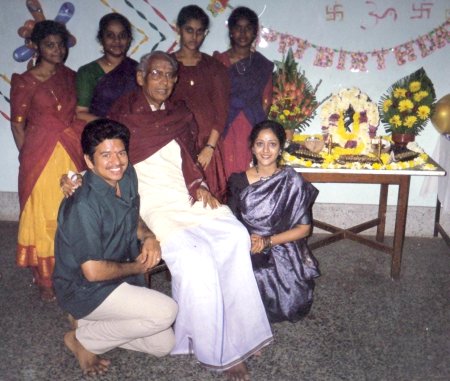 Aruna Rekha with Dr. Vempati Chinna Satyam