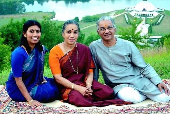 Padmarani with The Dhananjayans