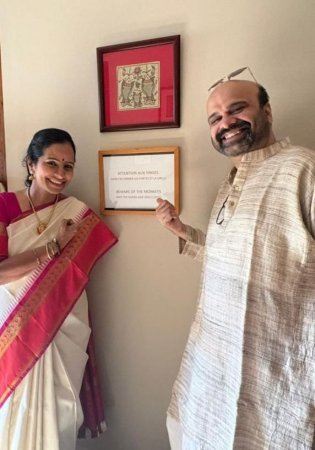 Anil Srinivasan with Jayanthi Kumaresh