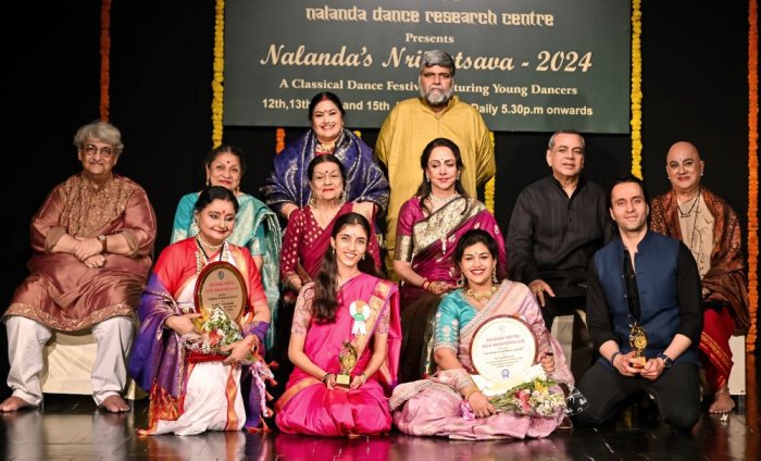 Nalanda Bharata Muni Samman awardees and student winners
