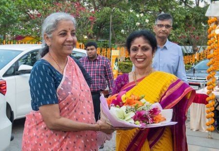 Nirmala Sitharaman and Ananda Shankar Jayant