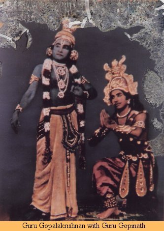 Guru Gopalakrishnan with Guru Gopinath
