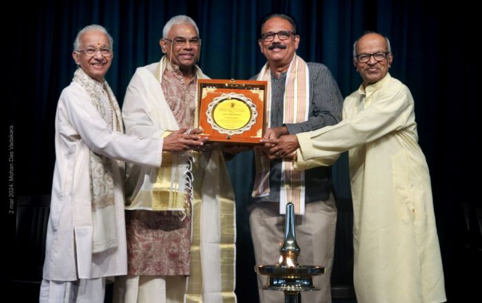VP Dhananjayan, Sadanam Harikumar, Dr.AV Anoop, Sadanam Balakrishnan