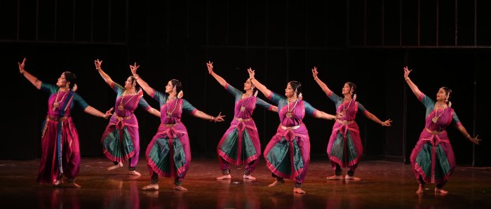 Geeta Chandran and disciples