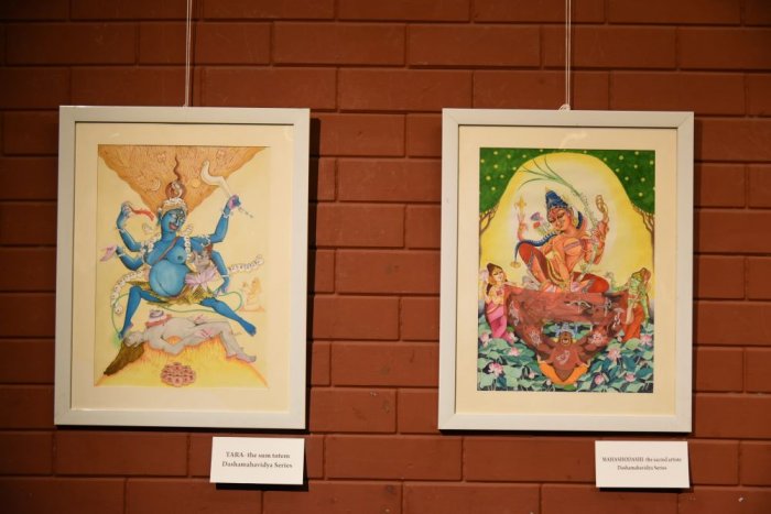 Paintings by Himanshu: Tara & Mahashodashi