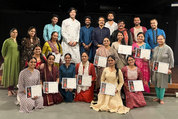 Kathak workshop by Pt Rajendra Gangani
