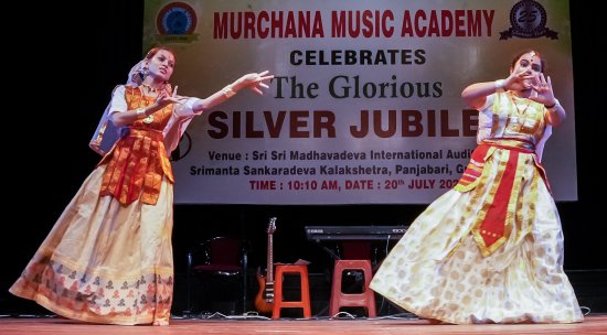 Sattriya dancers Ananyasree Baruah and Aditi Sutradhar
